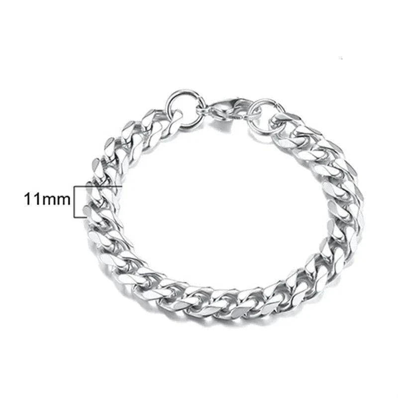 Mens Cuban Chain Bracelets