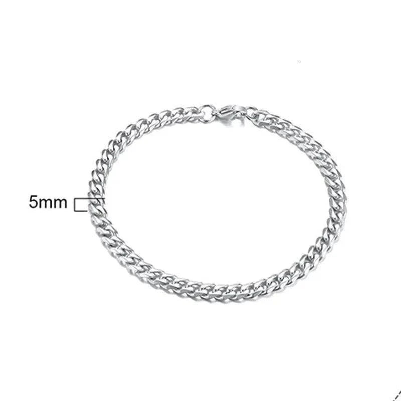 Mens Cuban Chain Bracelets