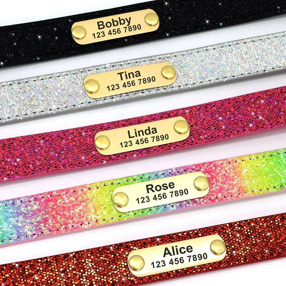 Personalized Bling Customized Anti-lost Pet ID Collar