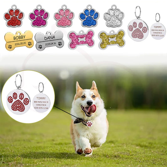 Personalised Address Tags for Dogs