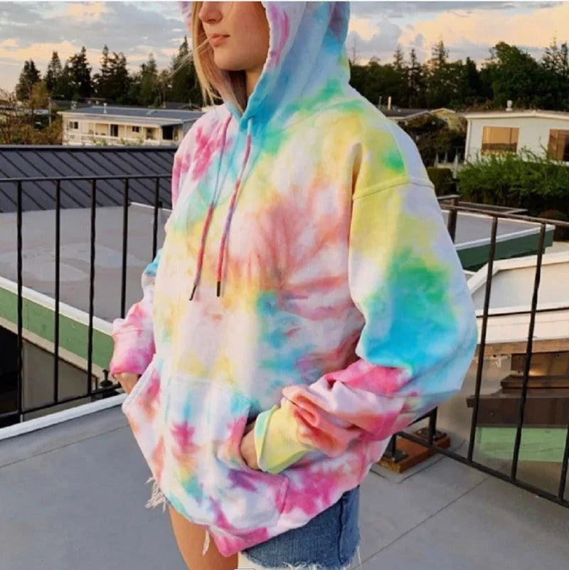 Streetwear Women's Hooded Oversized Pullover