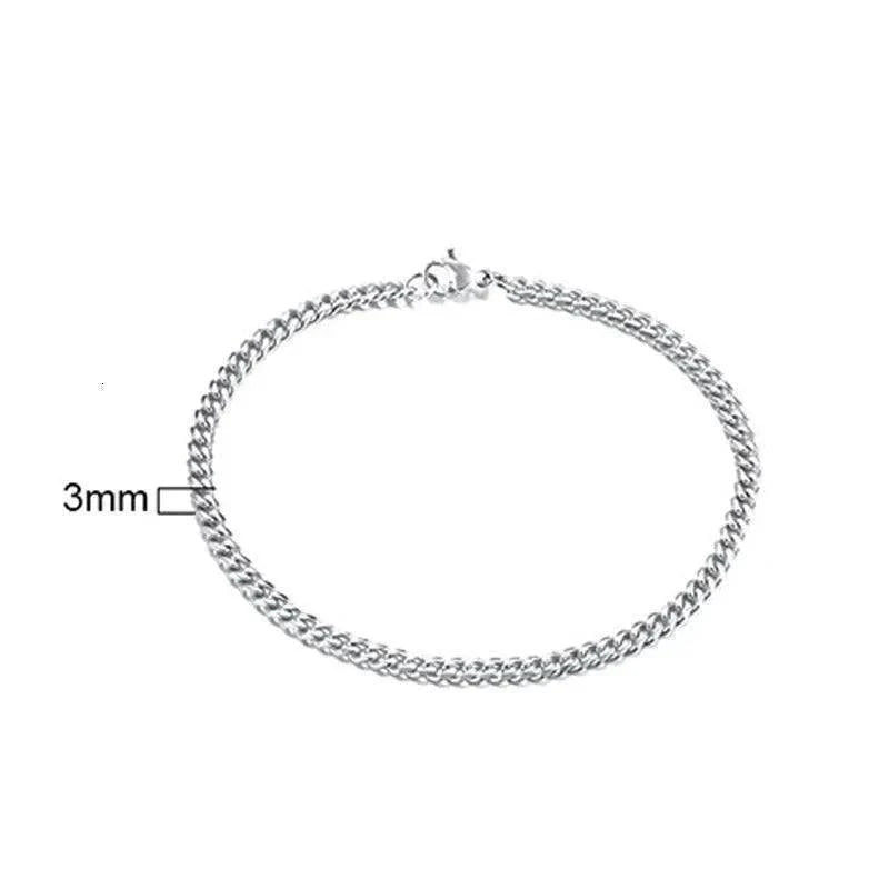 Mens Cuban Chain Bracelets