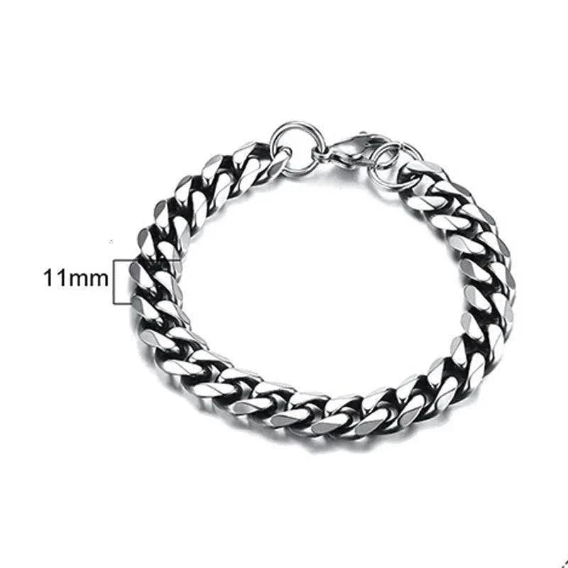 Mens Cuban Chain Bracelets