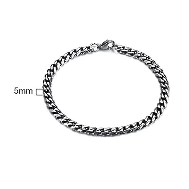 Mens Cuban Chain Bracelets