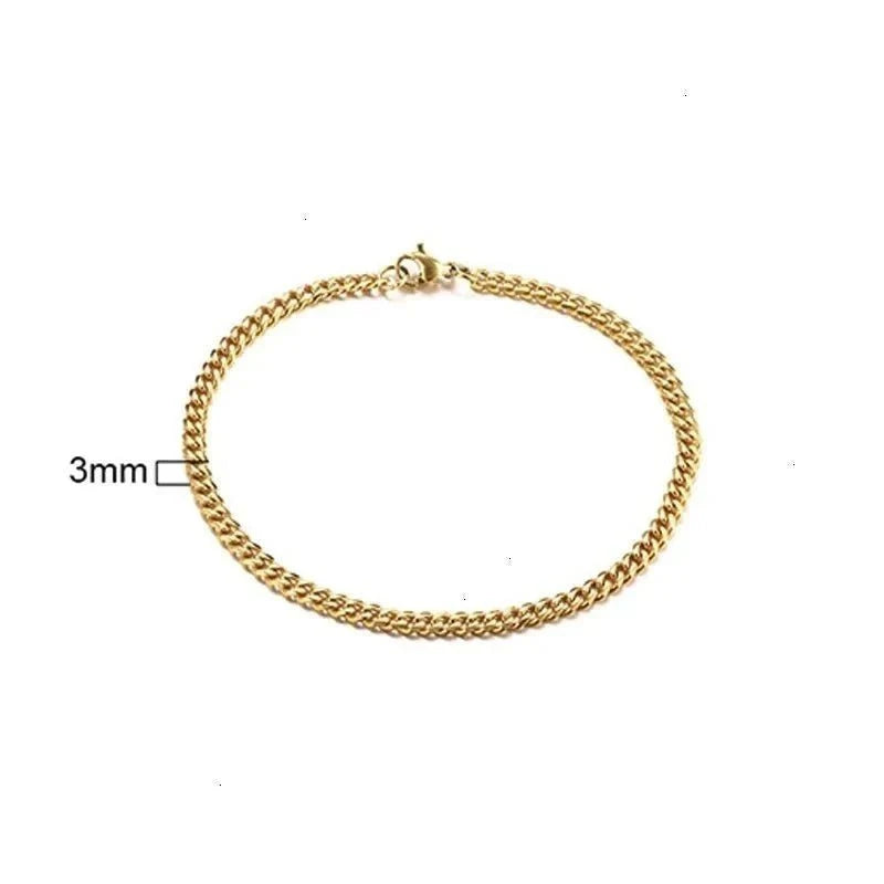 Mens Cuban Chain Bracelets