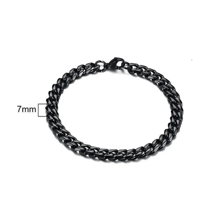 Mens Cuban Chain Bracelets