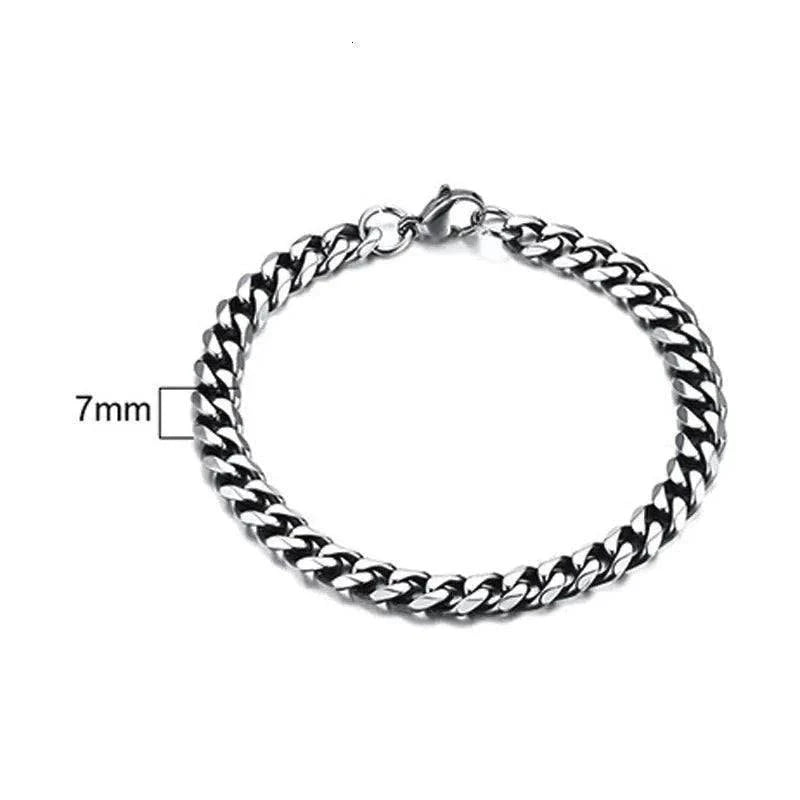 Mens Cuban Chain Bracelets