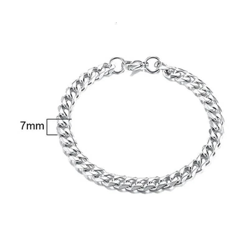 Mens Cuban Chain Bracelets