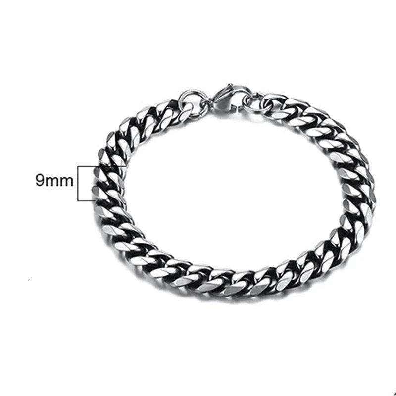 Mens Cuban Chain Bracelets