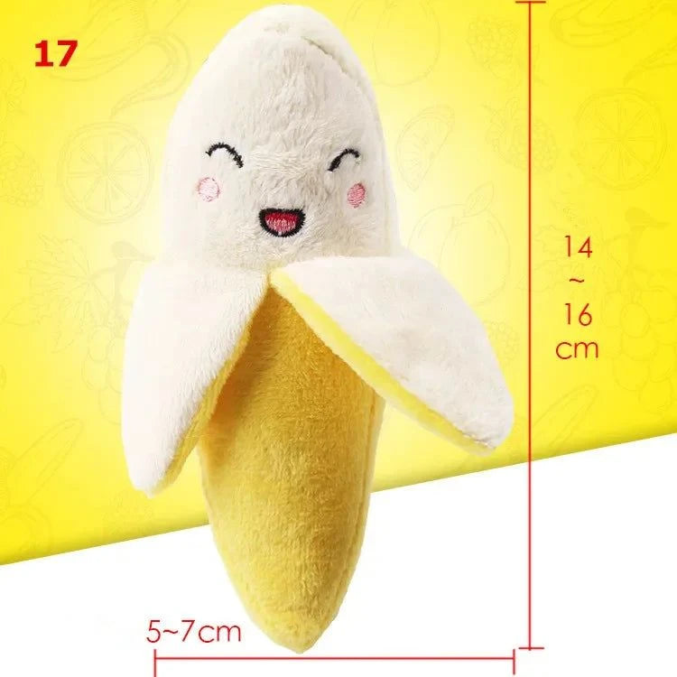 Fruit Animals Cartoon Dog Toys