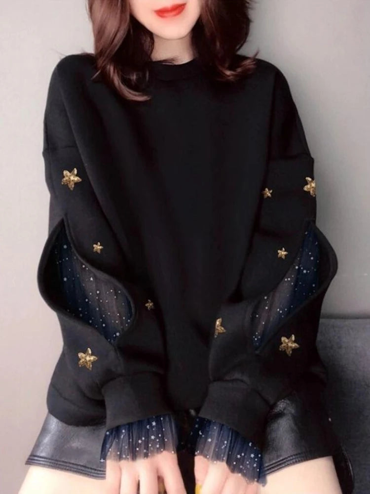 Top Black Women's Sweatshirt