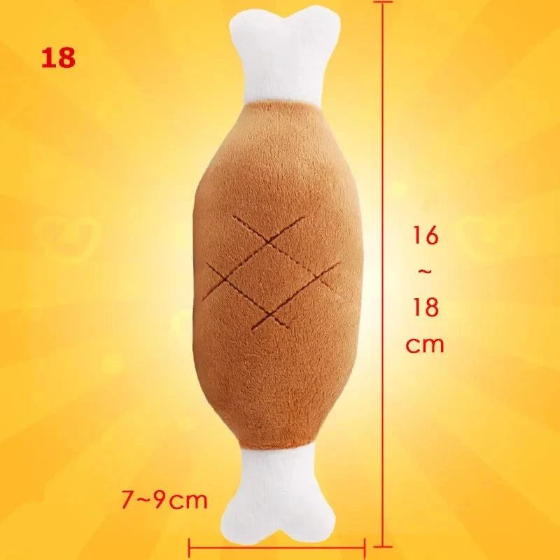 Fruit Animals Cartoon Dog Toys