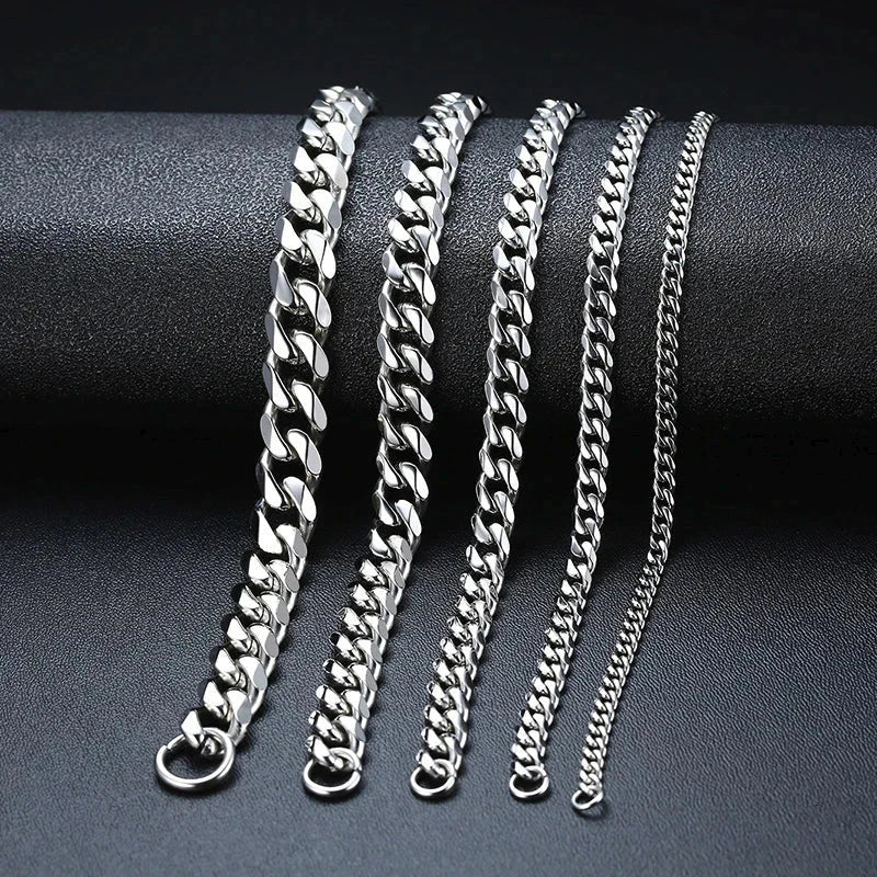 Mens Cuban Chain Bracelets
